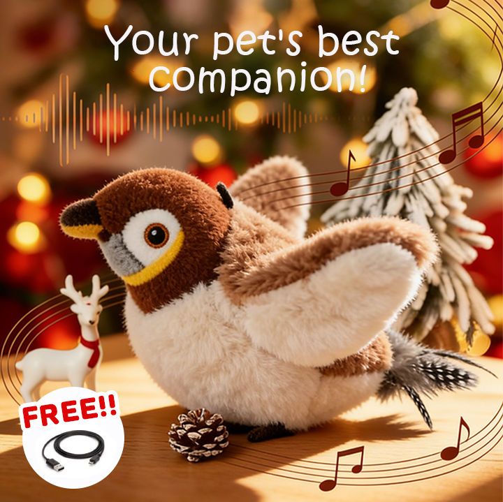 🎁 Holiday Offer! LBMLBM Soft Plush Bird Toy, Cozy