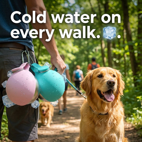 Portable Dog Water Bottle with Bowl 🐾