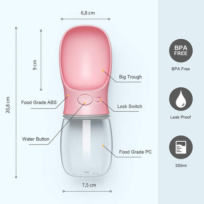 ✨Portable Pet Travel Water Bottle for Cats and Dogs