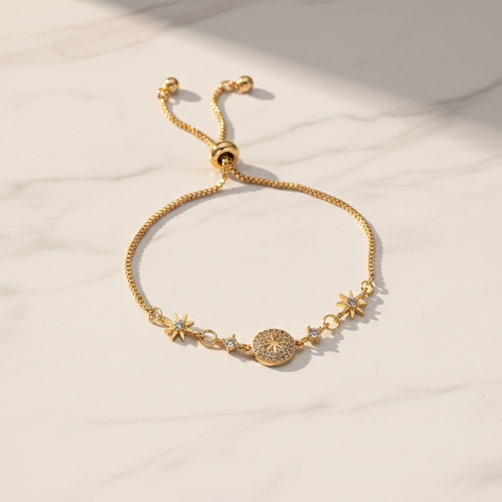 Celestial Hexagram Star Bracelet