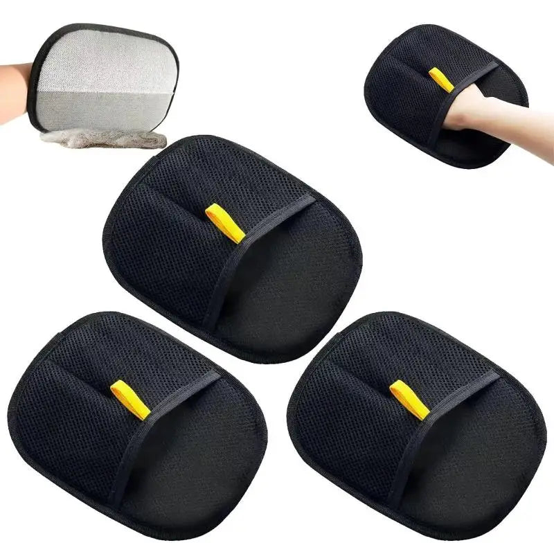 Pet Hair Remover Electrostatic Gloves Two-Way Brush Sticky Hair Remover Cat Hair Dog Hair Glover Grooming Removal Cleaning