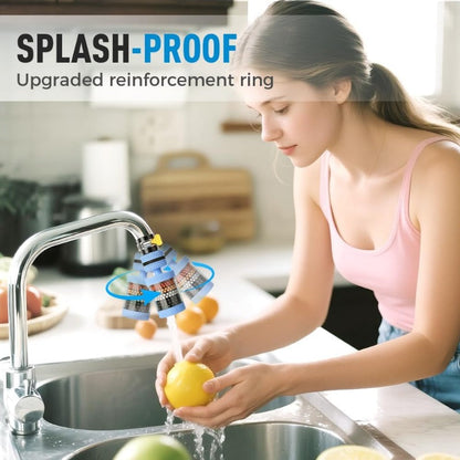 🔥6-Layer Faucet Water Filter with 360° Swivel – Universal Kitchen & Bathroom Tap Purifier, Sediment & Activated Carbon Filtration, Easy to Install