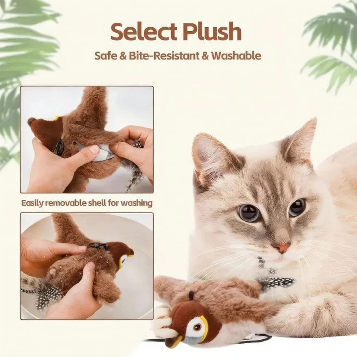 🎁 Holiday Offer! LBMLBM Soft Plush Bird Toy, Cozy