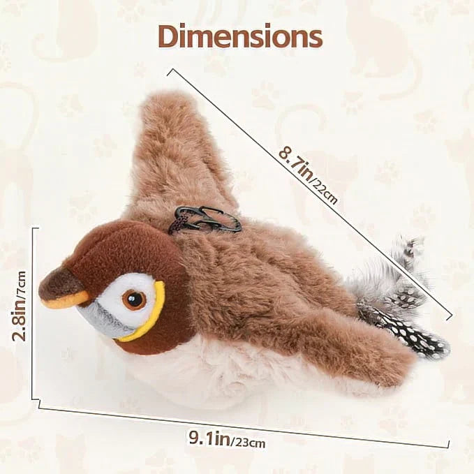 🎁 Holiday Offer! LBMLBM Soft Plush Bird Toy, Cozy